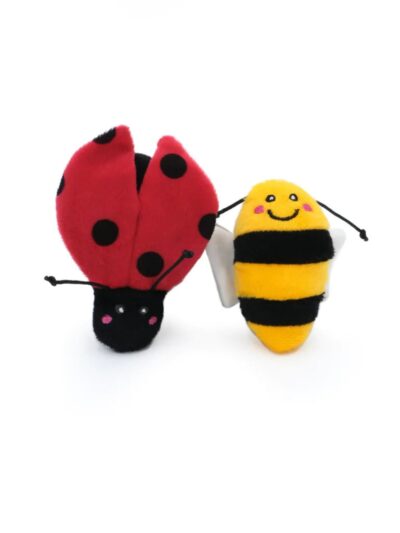 Zippyclaws Ladybug And Bee Catnip Small-2 Pk