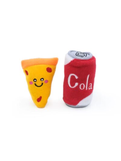 ZippyPaws NomNomz Dog Toy Pizza  Cola, 1ea/One Size