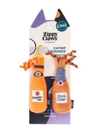 Zippyclaws Catnip Crusherz Hard Cider/Pumpkin Ale 2 Pk