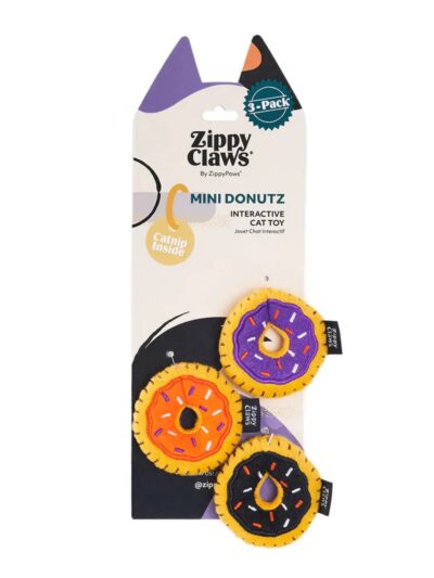 Zippyclaws Halloween Mini Donutz 3 Pk