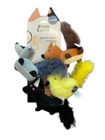 Zippyclaws Critters Small-4 Pk