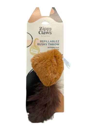 Zippyclaws Refillablez Bushy Throw Squirrel Small