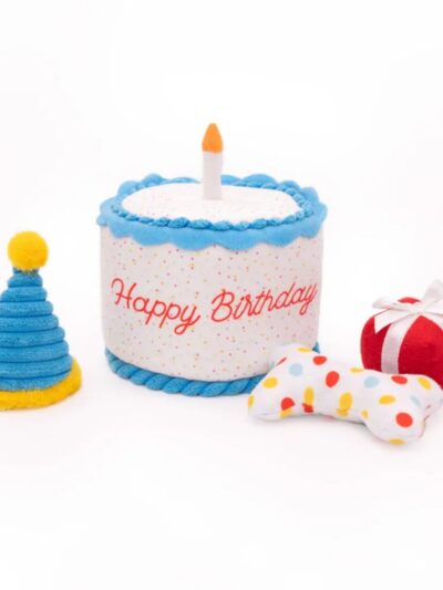 Zippypaws Birthday Burrow-Birthday Cake Large
