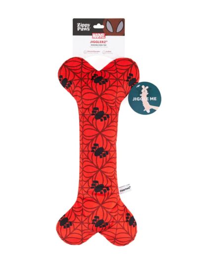 Zippypaws Marvel Jigglerz Bone Spider-Man Red