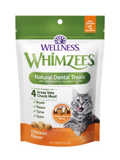 Whimzees Cat Dental Treat Chicken 4.5Oz