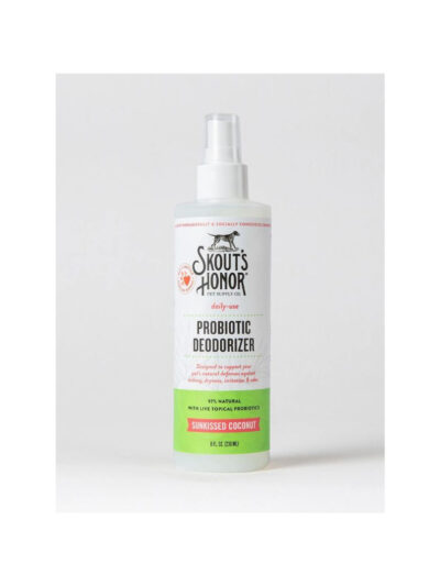 Skout'S Honor Dog & Cat Probiotic Daily Use Deodorizer Sunkissed Coconut 8Oz