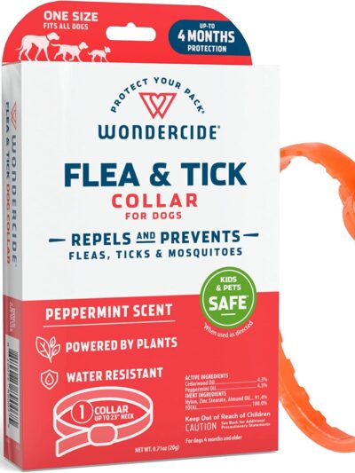 Wondercide Flea And Tick Collar For Dogs-Peppermint