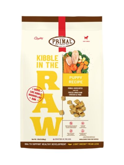 Primal Dog Freeze-Dried Kibble In The Raw Puppy 1.5Lb