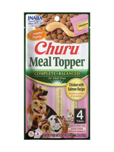 Inaba Churu Meal Topper D 2oz./6 Chicken Salmon