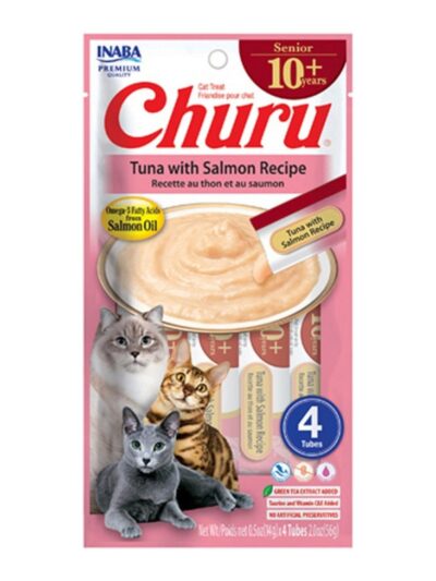 Inaba Churu Cat 2oz. Senior 10+ Tuna Salmon