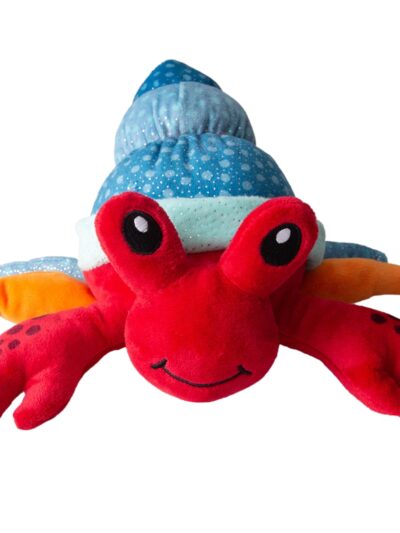 Snugarooz Hermie The Crab Plush Dog Toy 8in.