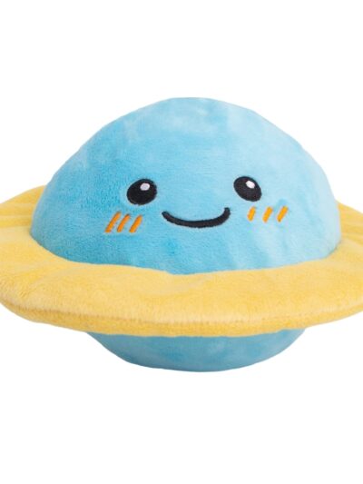 Snugarooz Soothing Saturn - 2-in-1 Dog Toy 8in.
