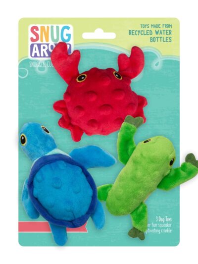 Snugarooz Lil Ocean Buddies 8.5in.-3 Pk