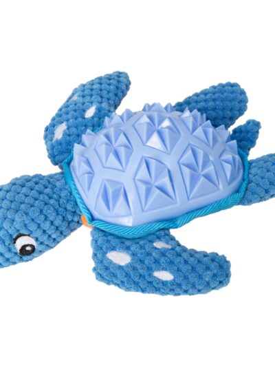 Snugarooz Titan The Turtle Plush Dog Toy 9in.