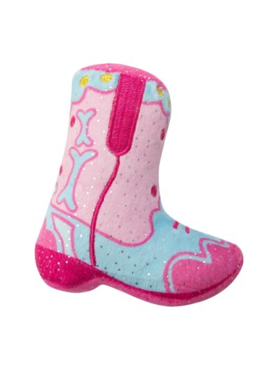 Snugarooz Single 2 Boot Plush Dog Toy 7.5in.
