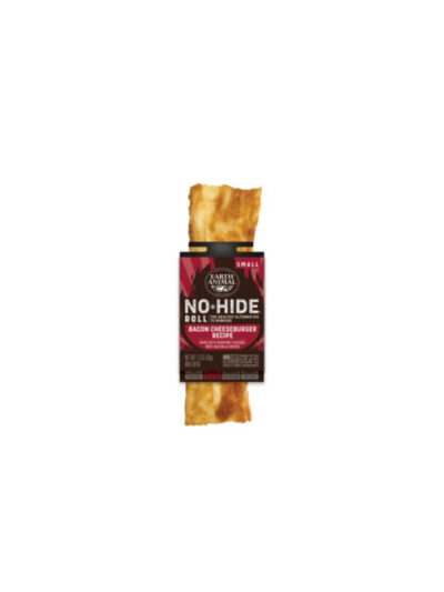 Earth Animal Dog No-Hide Bbq Roll Bacon Cheeseburger Small 24 Count