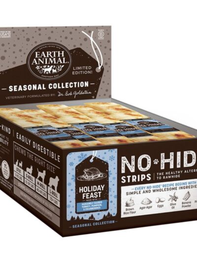 Earth Animal Dog No-Hide Strips The Feast 60 Count