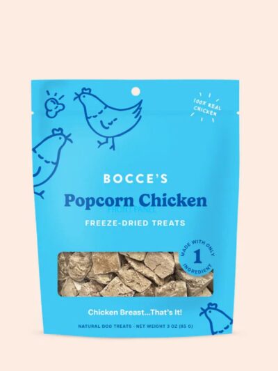 Bocce'S Bakery Dog Freeze Dried Popcorn Chicken Treat 3Oz
