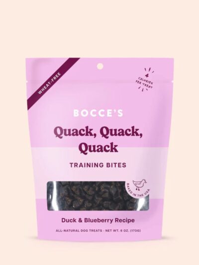 Bocce'S Bakery Dog Puppy Training Bites Quack Quack Quack 3oz