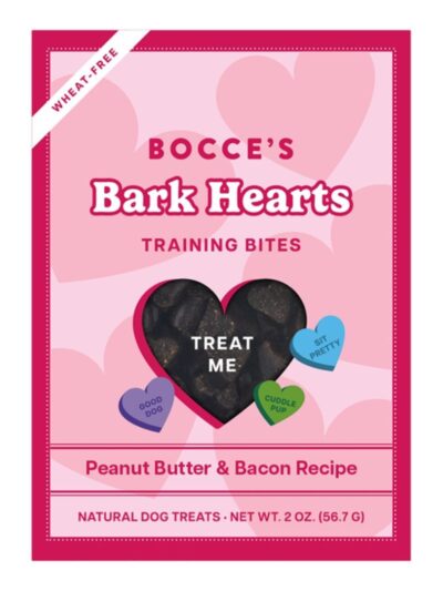 Bocce'S Bakery Dog Soft & Chewy Bark Hearts 2Oz