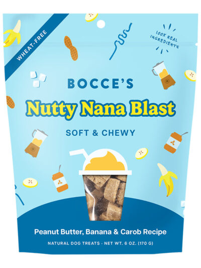 Bocce's Bakery Dog Soft & Chewy Nutty Nana 6oz