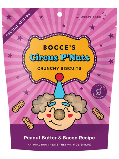 Bocce's Bakery Dog Biscuit Circus P'Nuts 6oz
