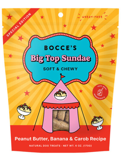 Bocce's Bakery Dog Soft & Chewy Big Top Sundae 6oz