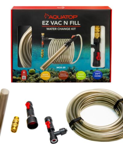 Aquatop EZ Vac-N-Fill Water Change Kit With Brass Fittings 1ea/25 ft