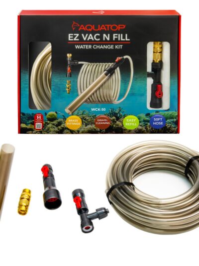 Aquatop EZ Vac-N-Fill Water Change Kit With Brass Fittings 1ea/50 ft