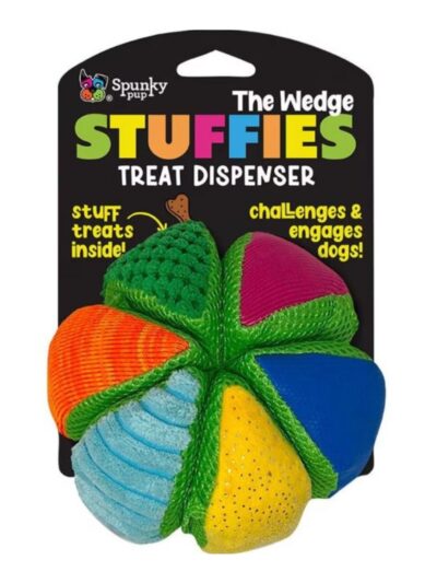 Spunkypup Stuffies Plush Treat-Dispenser Wedge