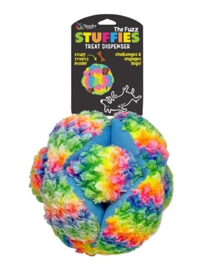 Spunkypup Stuffies Plush Treat-Dispenser Fuzz XLarge