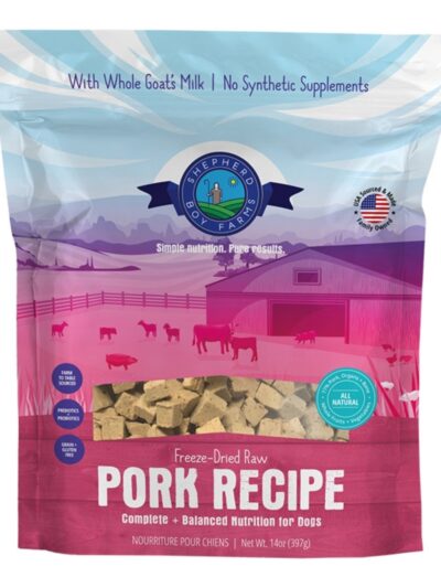 Shepherd Boy Farms Dog Freeze-Dried Pork 14oz.