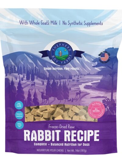 Shepherd Boy Farms Dog Freeze-Dried Rabbit 14oz.