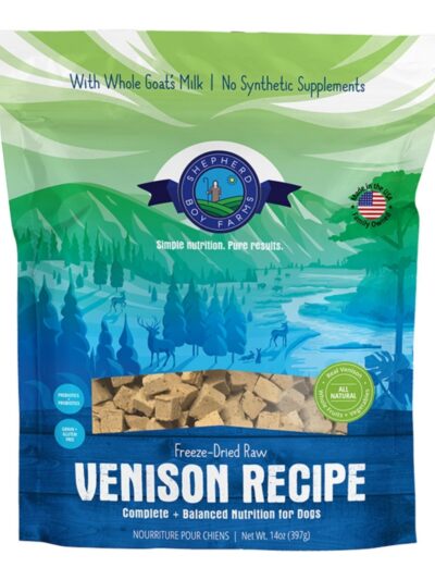 Shepherd Boy Farms Dog Freeze-Dried Venison 14oz.