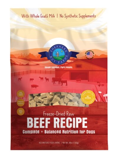 Shepherd Boy Farms Dog Freeze-Dried Beef 48oz.
