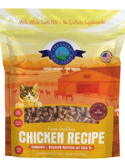 Shepherd Boy Farms Cat Freeze-Dried Chicken 12oz.