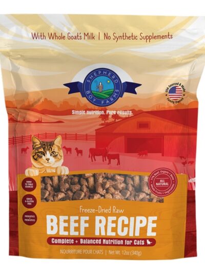 Shepherd Boy Farms Cat Freeze-Dried Beef 12oz.