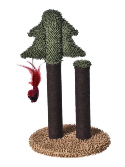 Max & Marlow Pine Tree Scratching Posts w/ Toy 1ea/20.5 in.