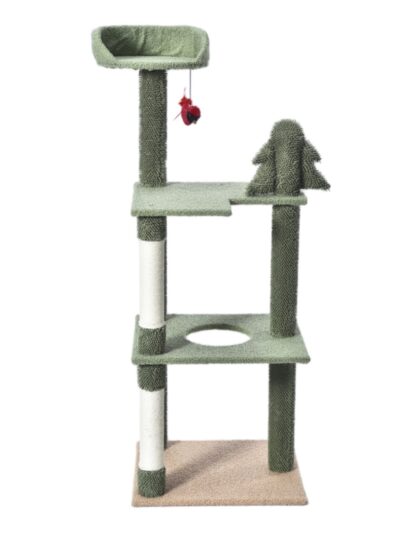Max & Marlow 3 Level Cat Pine Tree 1ea/51 in.