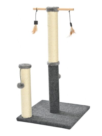 Max & Marlow Dual Post & Mobile Cat Scratching Playset 1ea