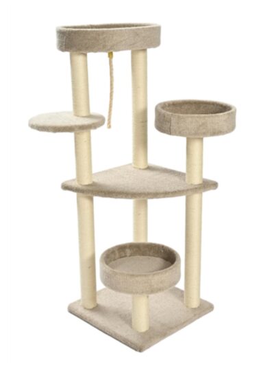 Max & Marlow Multi Level Carpet Cat Tower 1ea/51 in.