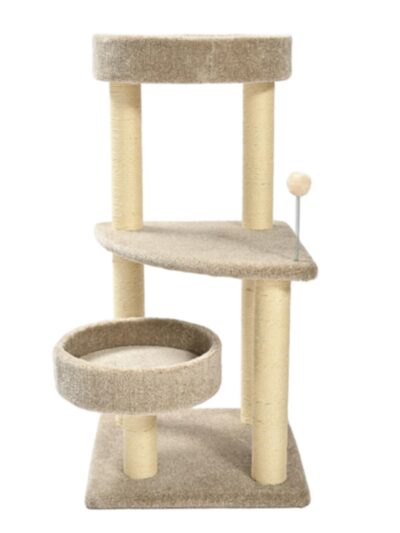 Max & Marlow Multi Level Carpet Cat Tower 1ea/36 in.