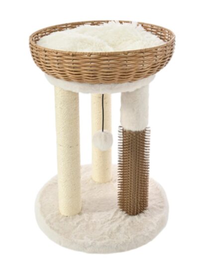 Max & Marlow Rattan Wicker Cat Tree 1ea/18 in.
