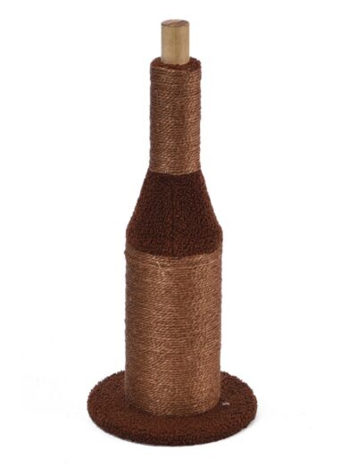 Max & Marlow Apple Novelty Cat Scratcher Wine Bottle, 1ea