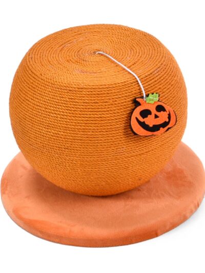 Max & Marlow Apple Novelty Cat Scratcher Pumpkin, 1ea
