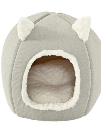 Max & Marlow Cat Dome w/ Ears White, 1ea