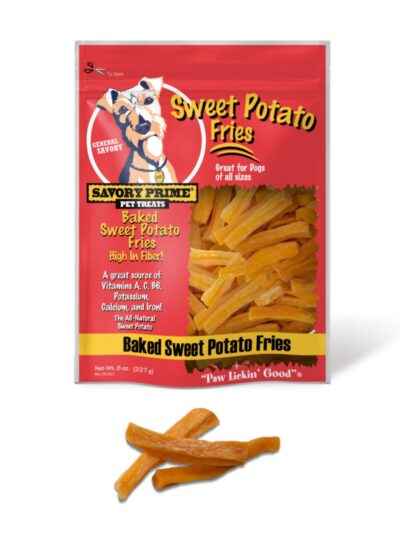Savory Prime Baked Sweet Potato Fries Dog Treat 8oz. (2 pack)