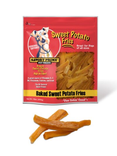 Savory Prime Baked Sweet Potato Fries Dog Treat 16oz. (2 pack)