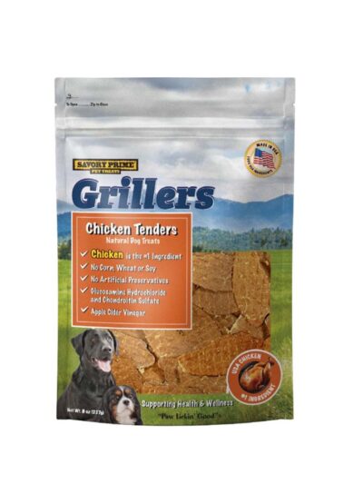 Savory Prime Girllers Jerky Tenders Dog Treats Chicken 1ea/8 oz