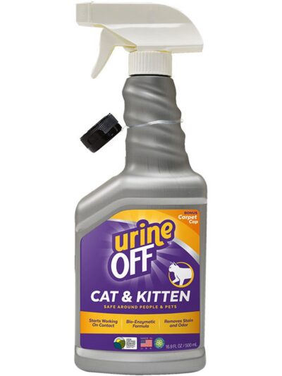 Urine Off Cat & Kitten Hard Surface Sprayer with Carpet Applicator Cap 1ea/16.9 oz